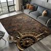 2025 Новый стиль Ретро Морская Навигационная Карта Компас Ковер Коврик для Дома Гостиной Спальни Дивана Придверный Коврик Декор, Нескользящий Коврик для Пола