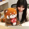 Panda Adorable Red Plush Toy Cute Girl Children Sleep Companion Gift Birthday