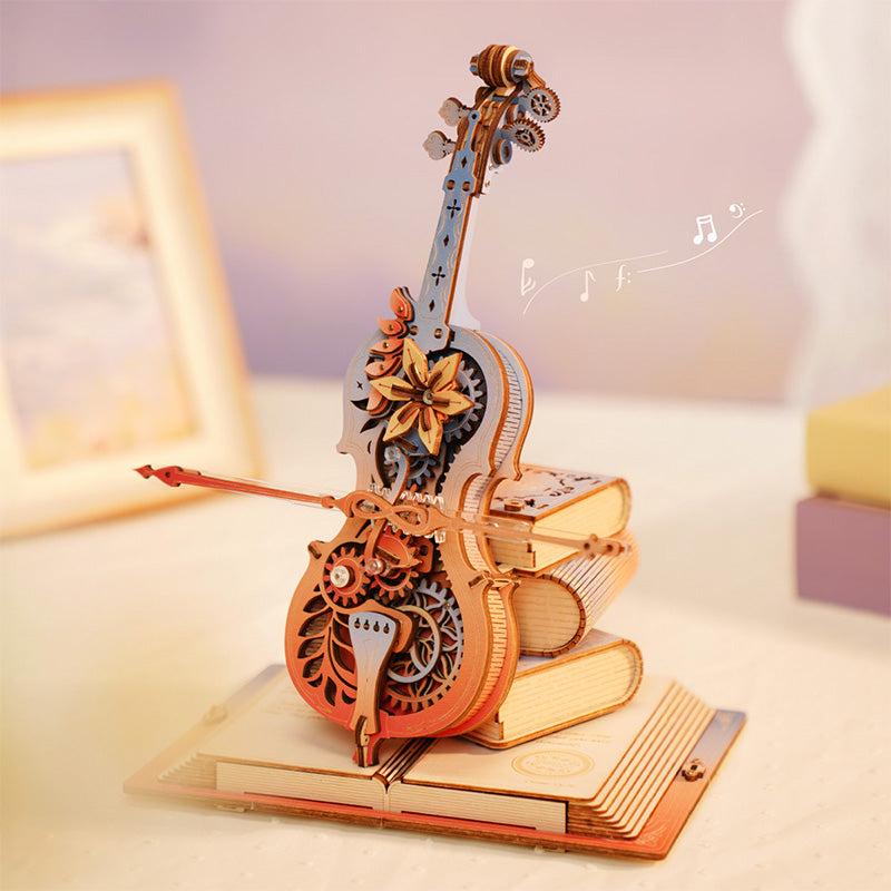 ROBOTIME ROKR Symphony of Gorgeous Dreams Mechanical Music Box 3D Wooden Puzzle AMK63M