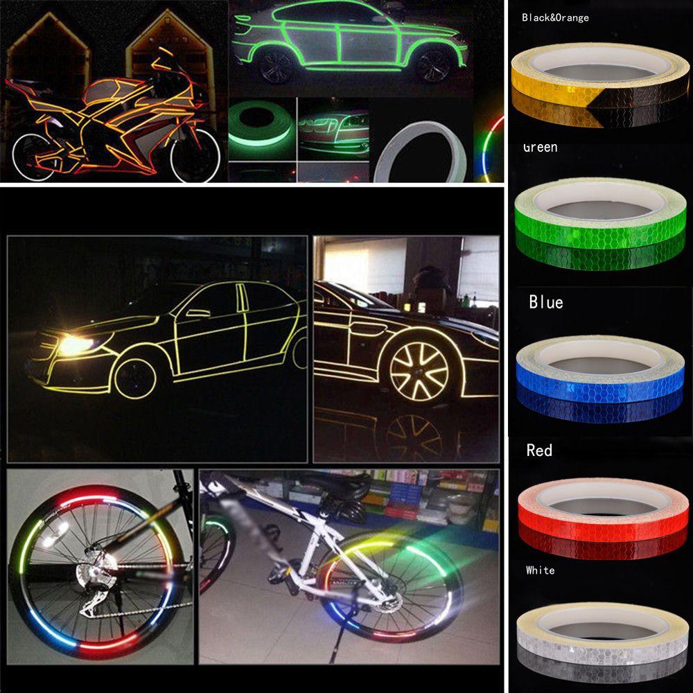 Effect Bicycle   Motorcycle Reflective Decals Car Stickers  Bike Rim Decoration Tire Applique