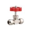 6mm 8mm 10mm 12mm Hole Dia Control Water Ball Globe Valve Needle Type High Pressure Durable Tube