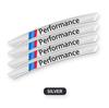 BAGE7 Car Sticker Hot 4pcs Aluminum Car Badge Styling Wheel Hub Rims Decor Stickers For BMW M Performance E36 E60 E90 X2 X1 X3 X5 E46