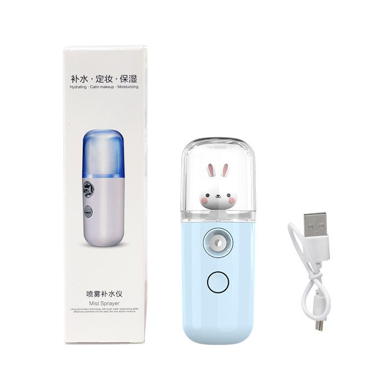 Портативный небольшой распылитель для таблеток Увлажняющий прибор для красоты Увлажняющий прибор для красоты лица Увлажнитель