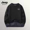 JEEP SPIRIT Men's Winter Warm Fleece Crewneck Sweatshirt