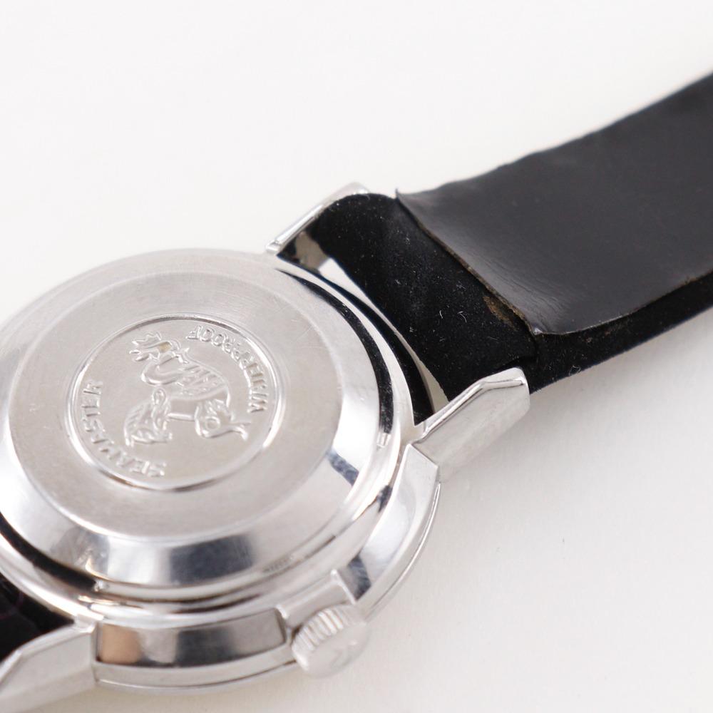 Omega Часы De Ville 565.005 De Ville Серебряный СеребристыйЦиферблат Нержавеющая сталь/кожа Механические Автоматические Аналоговый дисплей Женские Б/у