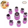 9Pcs Fruit Vegetable Cutter Molds Cartoon Cutter Mold Flowers Cake Biscuit Cutting Shape Tools