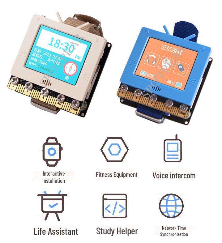 K-Watch: Микро:Плата расширения для программируемых часов с редактором Python