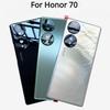 Новая задняя крышка аккумулятора Корпус Дверца Для Honor 70 Задняя крышка Шасси Объектив камеры + Клей Запчасти для ремонта смартфона