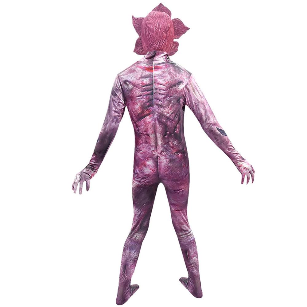 Adult Kid Demogorgon Cosplay Jumpsuit Scary Bodysuit TV Odd Matter Bodysuits Mask Outfits Halloween Fantasia Roleplay Suits