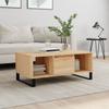  Coffee Table, Sonoma Oak 90x50x36.5 Cm Wood-based Material