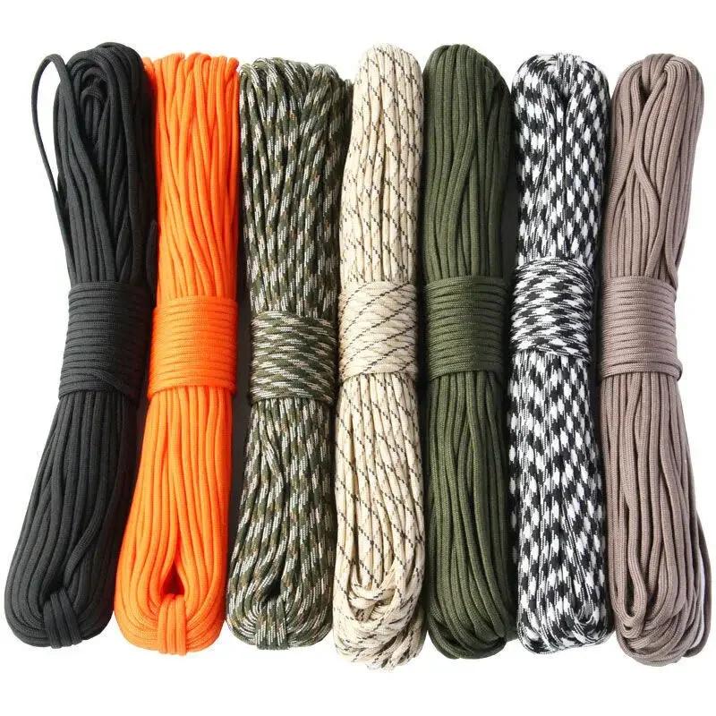 Multi Functional 7 Cores Paracord Rope 5 M Dia.4mm Cord for Outdoor Camping Survival Lanyard Parachute Hiking Tent Accessories