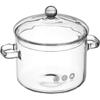 Large Cooking Pot Glass Saucepan Baby Frying Kitchen High Borosilicate Soup Bowl