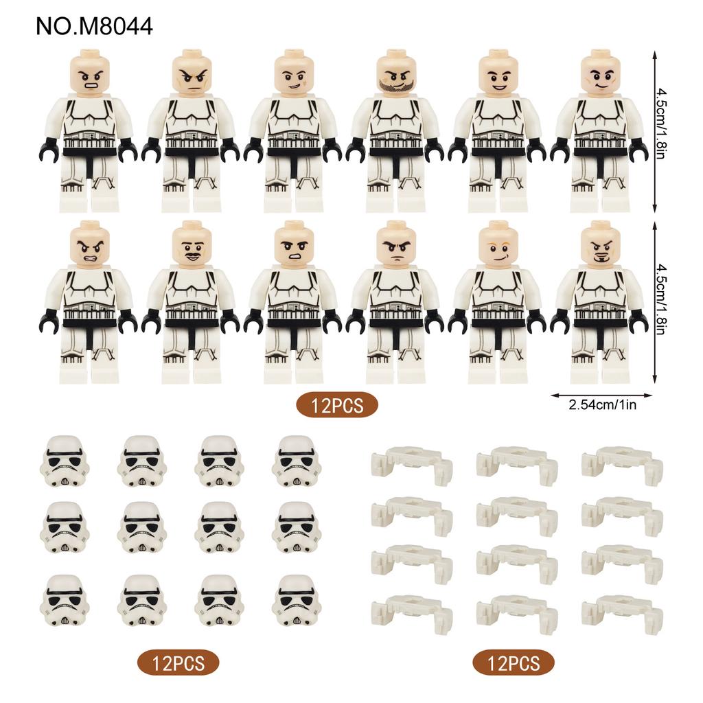 Серия Звездные войны Строительный блок Зигзаг Легион Солдат-клон Совместимый Детский Сборный Маленькие Игрушки