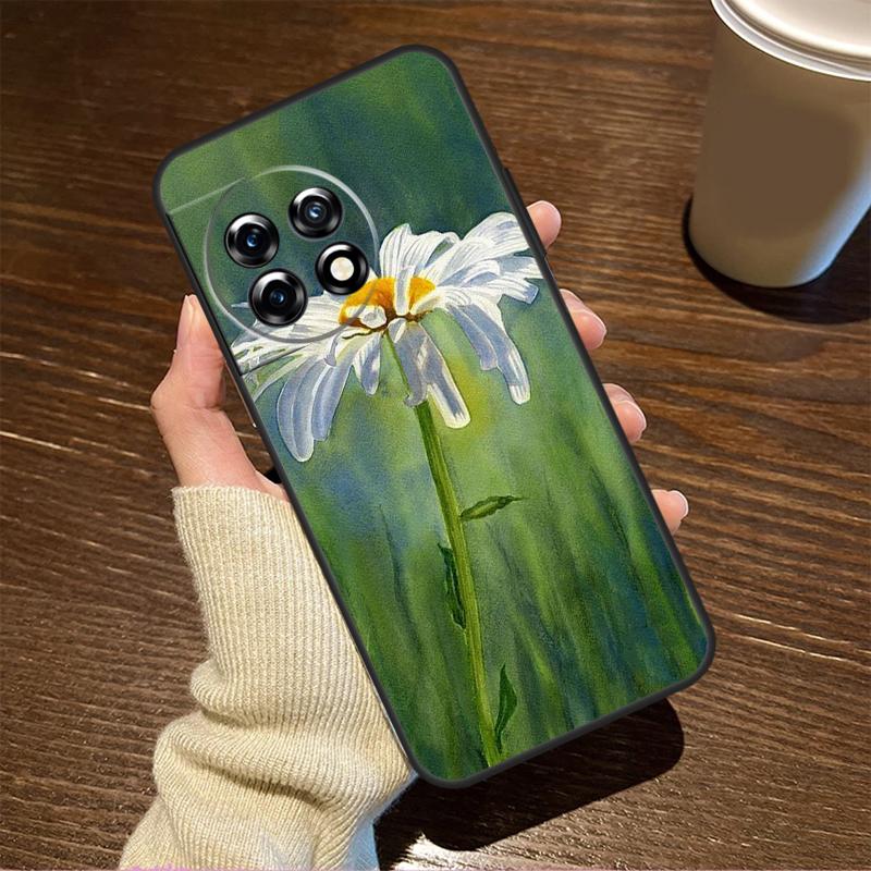 Акварельная ромашка Для чехла OnePlus Nord CE 5 2 3 4 Lite N20 N30 Для OnePlus 15 R 13 12 11 8T 10T 13T 12R 13R