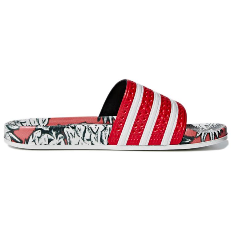 Adidas Шлепанцы Adilette 'Scarlet' Женские D96683