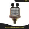 Waterproof 52mm Oil Pressure Gauge Meter 0-5Bar 0-75Psi 0-10Bar 0-145Psi with Red Backlight for Car Truck Boat Yacht 9-32V
