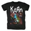 KORN Cohen Band Метал Рок Хэви Метал Панк Европейская и Американская Музыка Хлопок Мужская и Женская Футболка с Круглым Вырезом Свободного Кроя
