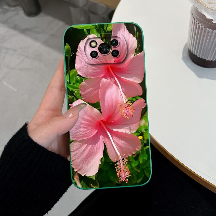 Новый чехол для Xiaomi Poco X3 Pro X3 GT NFC Цветные узоры Защита камеры Отпечатки пальцев Не остаются Мягкий силикон Противоударный корпус телефона