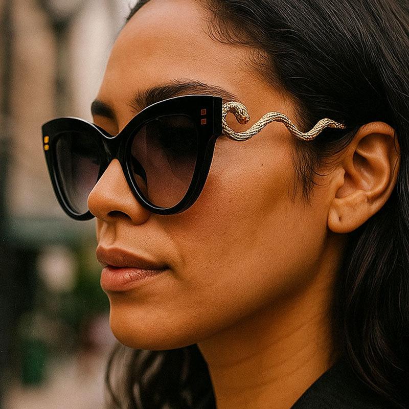 Cat Eye Snake Reading Eye Glasses Women Myopia Customize Prescription Optical Anti Blue Light Frame Pphotochromic 1.0 To 4.0