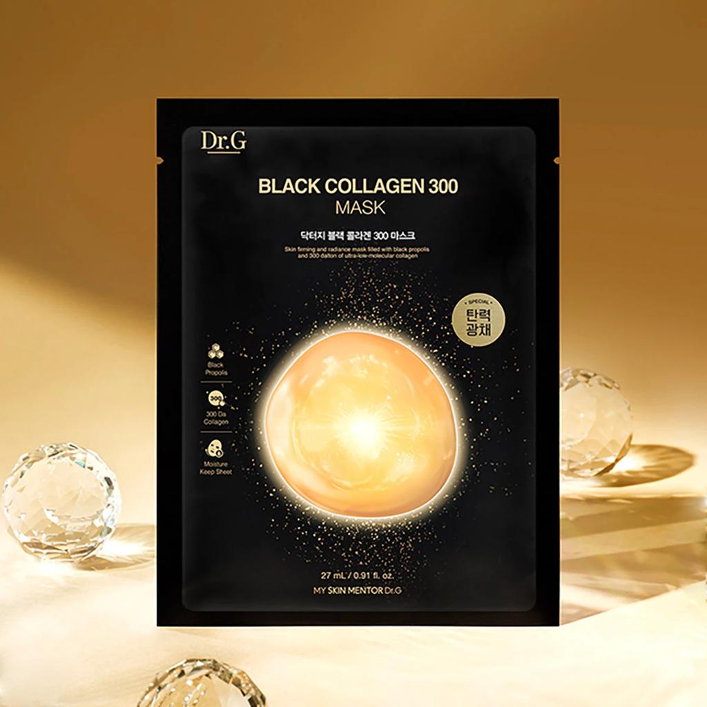 Dr.G Black Collagen 300 Mask 4ct x 5