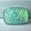Lab-Created Opal Loose Gemstone Multi-Color 10.70 ct Cushion Cut October Birthday Birthstone