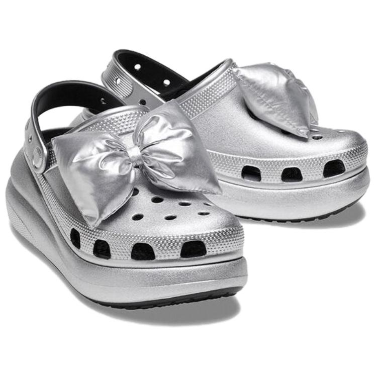 Crocs EVA Classic Versatile Trendy Clogs Women Footwear Silver 209745-96V