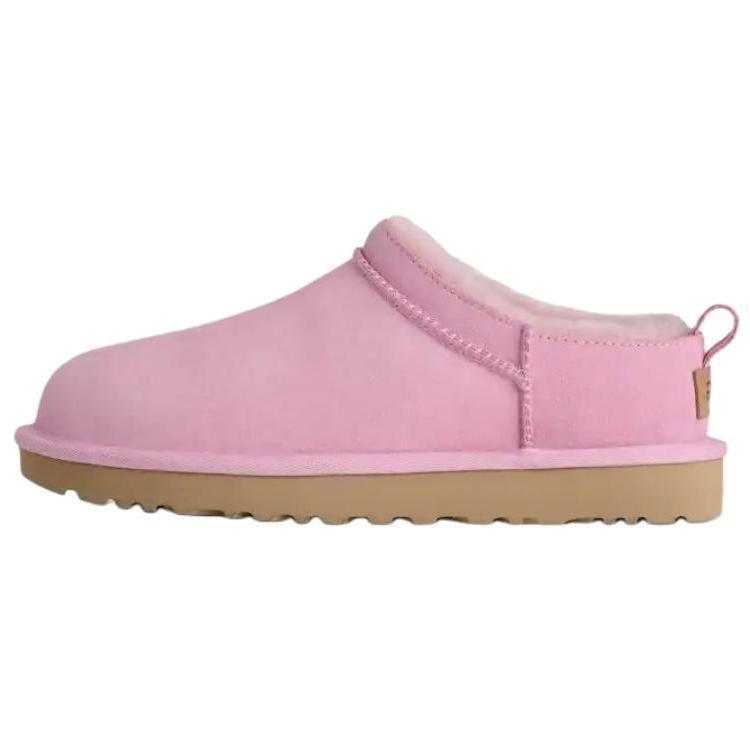 UGG Женские розовые зимние ботинки Micro Classic из замши с утеплителем 1173891-PKD