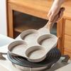 1Pc 4 Holes Egg Pancake Pan Frying Nonstick Pans Skillet Pot 4 Eggs Stove Omelet Ham Maker For Kitchen Cooking Tool