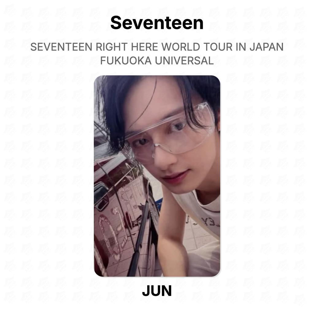 Seventeen Прямо здесь МИРОВОЙ ТУР В ЯПОНИИ ФУКУОКА UNIVERSAL Официальная фотокарточка