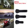 4pcs Black Car Vacuum Tire Valve TR412/TR413/TR414 Wheel Valves Tubeless Tyre Valve