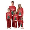 Christmas Prints Family Matching Long Sleeve Tops+Pants Set Family Matching Sets