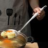 Stainless Steel Colander Strainer Spoon Fine Mesh Handle Oil Filter Food Strainer Kitchen Gadget for Soups Stews Fruits Vegetables