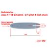 8 Inch 47 DL/48 DL Gardening Tool Chain Guide Electric Chainsaw Chains and Guide Used for Logging and Pruning Chainsaw Parts