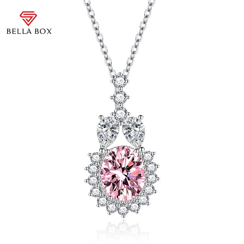 BELLA BOX Pendant Necklace Multiple Colour Fashion Wedding Engagement Jewelry