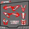 SPACE Custom Motorcycle Graphics Background Decal for GASGAS 2018 2019 2020 EC Decals Stickers Kits 010
