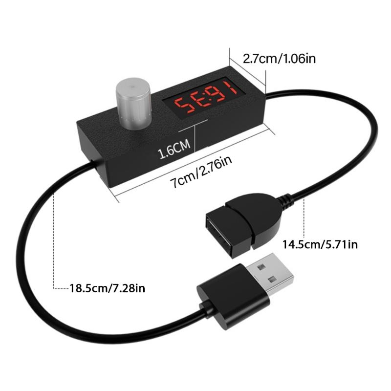 USB Таймер обратного отсчета Кабель питания с переключателем Поддерживает 5V2A для автоматического отключения питания В вентиляторе, лампе и аквариумах