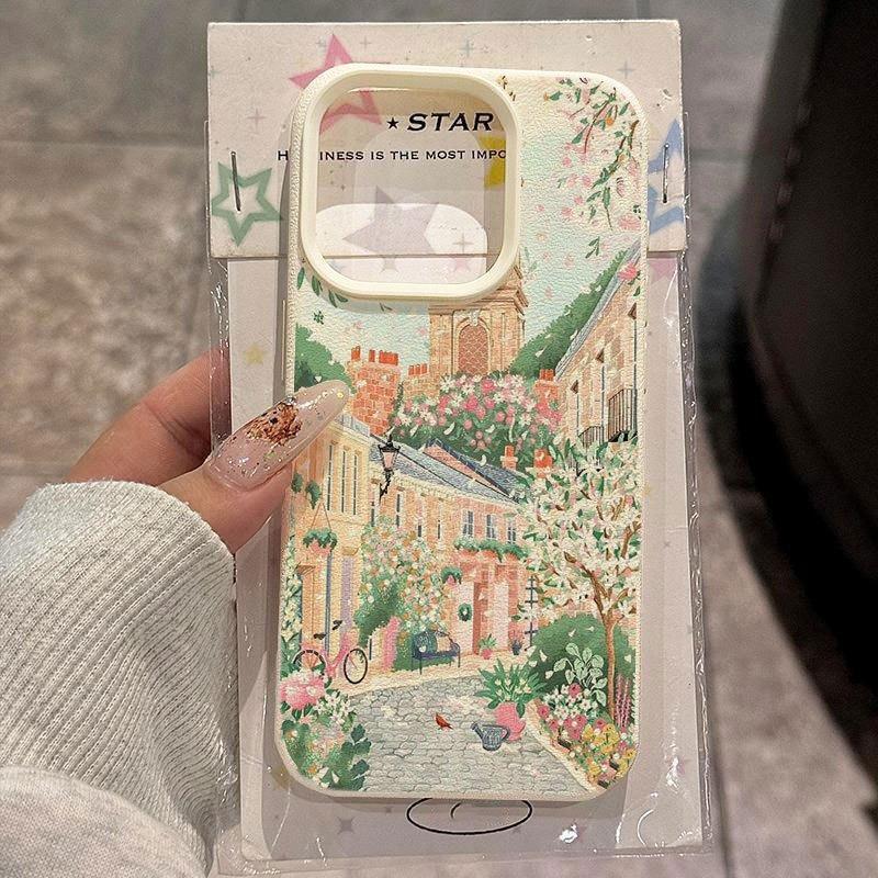Британская Цветочная Аллея Весенний Узор Чехол Для Телефона Для Samsung Galaxy S26 S25 S24 S23 S22 S21 Plus Ultra S24 S25 FE Ударопрочный Чехол