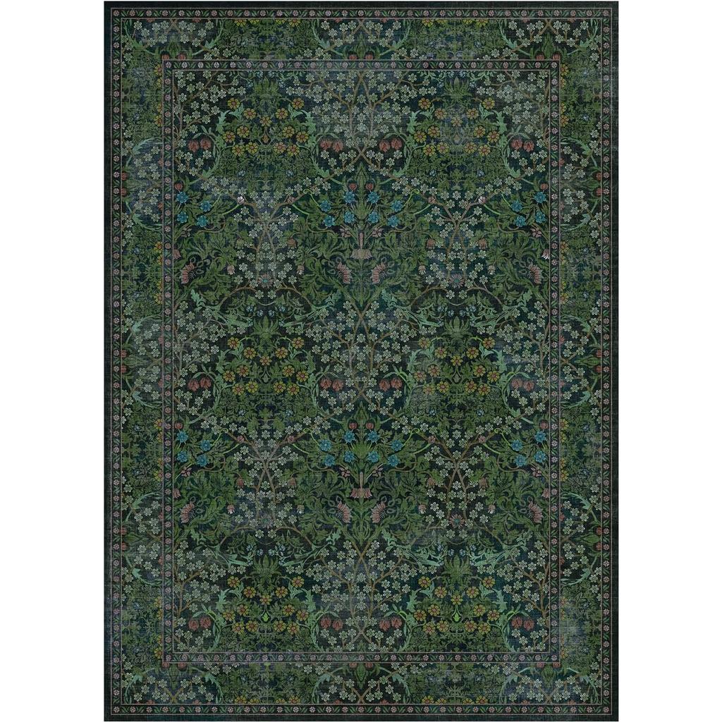 Carpet For Living Room Large Machine Washable Carpet Bedroom Bedside Floor Mat Home Decoration Bohemian Flower Non-Slip Pink Rug