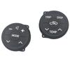 2PC Multifunction Steering Wheel Switch Control Button Panel Rubber For Toyota Prius 30 09-13 Prius Eco 10-13 ZWV30 XW30 10-12