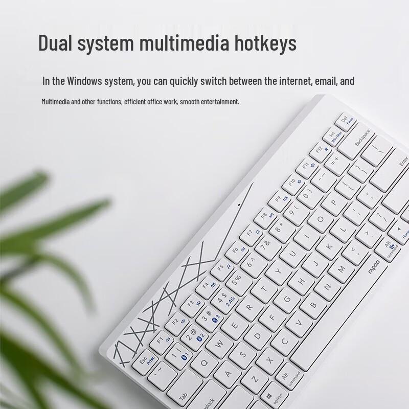 Rapoo 8000GT Wireless Bluetooth Multi-Mode Keyboard Mouse Combo