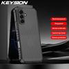 KEYSION Противоударный чехол повышенной прочности для Samsung A56 5G A36 A26 A16 4G Силикон+ПК Полупрозрачная матовая накладка для Galaxy A17 5G