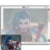 5D Full Drill Square Diamond Painting Game Character Jinx Art Rhinestone Mosaic Decor for Home