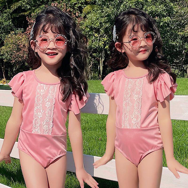 Girls' Cute One-Piece Toddler Swimsuit