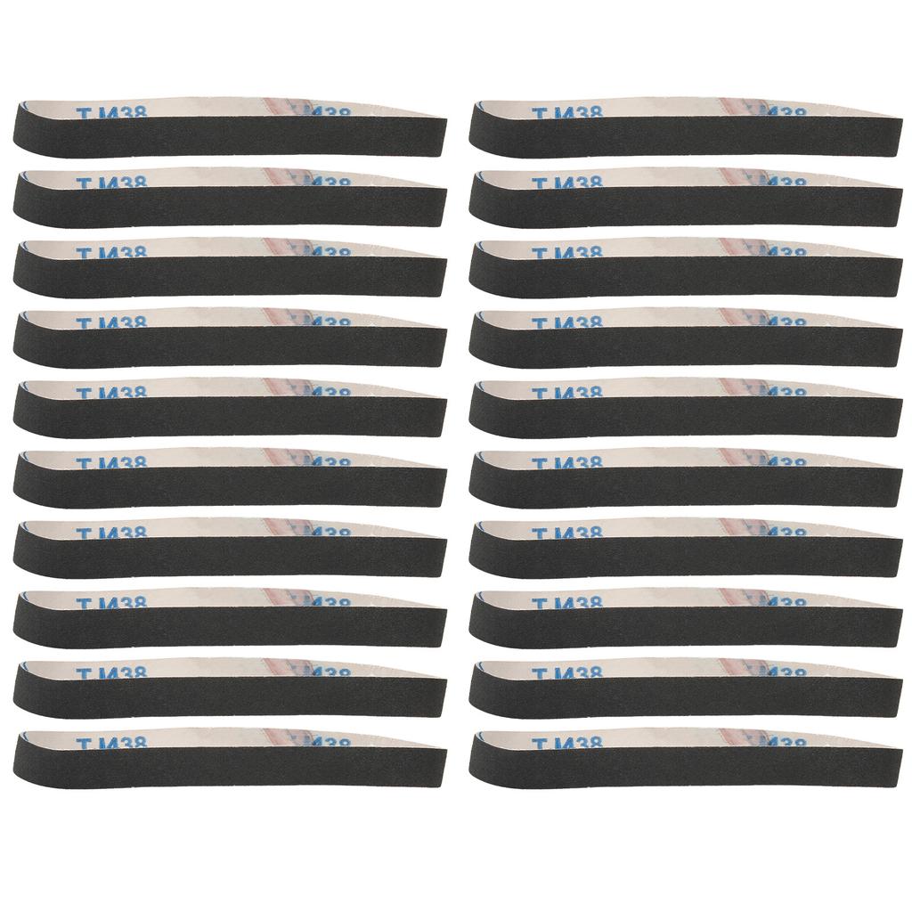 Набор из 20 абразивных наждачных лент для шлифовки и полировки