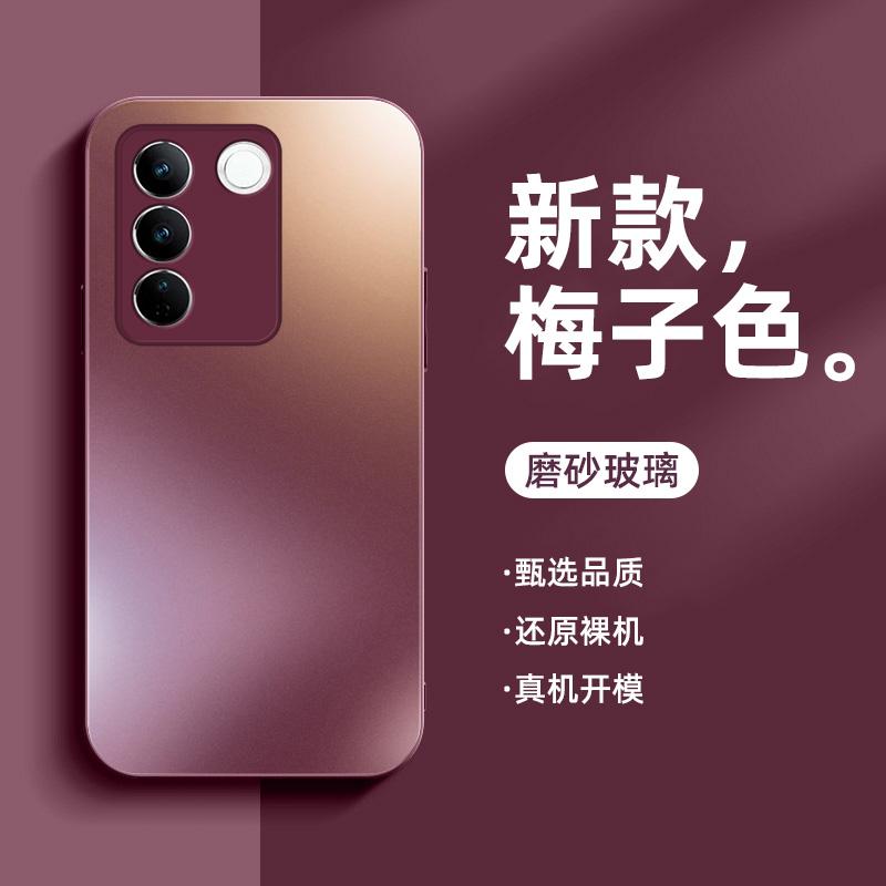 Применимо к чехлу для мобильного телефона vivos11 матовое стекло s11pro мужской и женский новый высококачественный сливовый s11e мобильный телефон