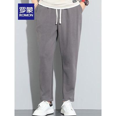 Мужские брюки прямого кроя в стиле business casual на кулиске