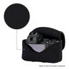 JJC Camera Pouch Case Compatible with Nikon Z fc Nikon Z50 Sony A6700 E PZ OSS Fujifilm OIS PZ Canon EOS R100 RF Black - + 16-50mm / + 16-50mm / +