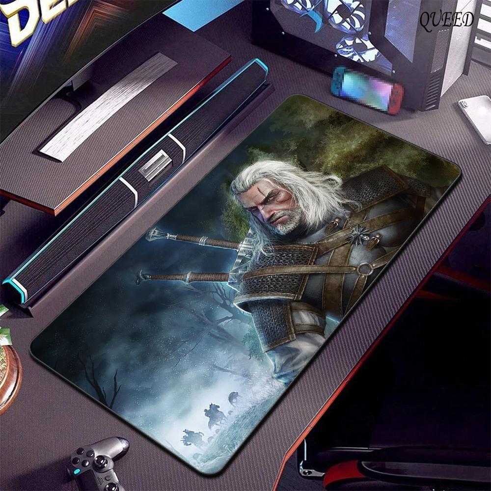 T-Witcher 3 W-Wild H-Hunt Коврик для мыши Игровой коврик для мыши Игровой XXL Коврик для клавиатуры Офисные принадлежности Резиновый Нескользящий Большой коврик для стола
