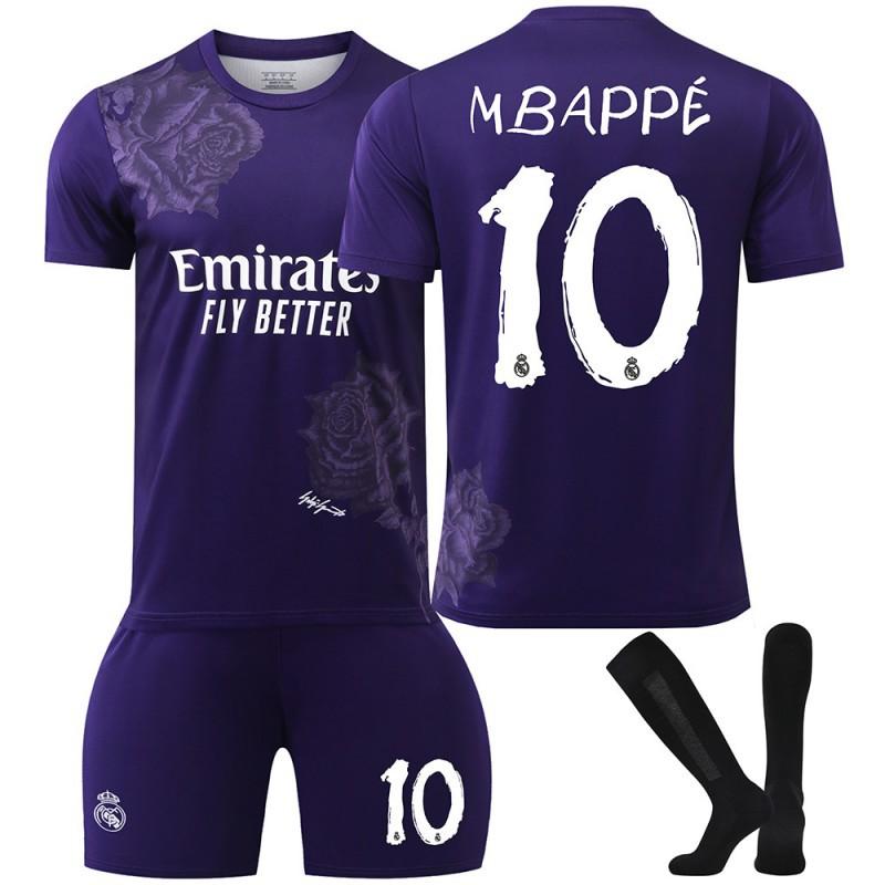 2425 Y3 Co-branded Football Shirt No. 7 C Rovinicius 5 Bellingham 10 Mbabpe Jersey Set