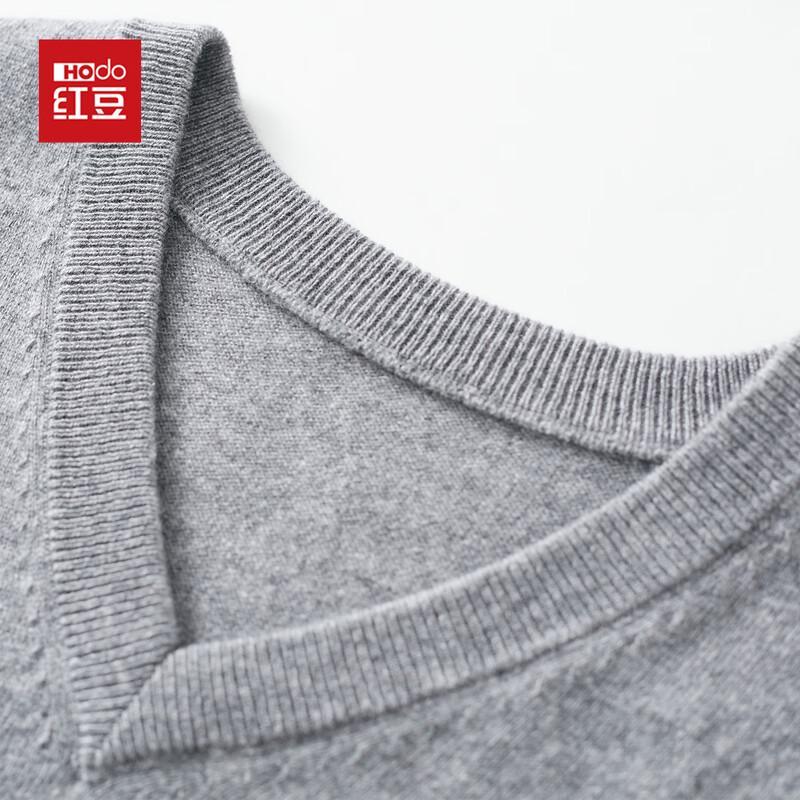 Hodo Мужской жилет без рукавов с V-образным вырезом из чистого кашемира